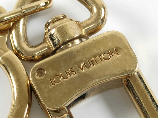 LOUIS VUITTON Anocre Key Ring Metal Gold M62694 Key Case/Key Holder