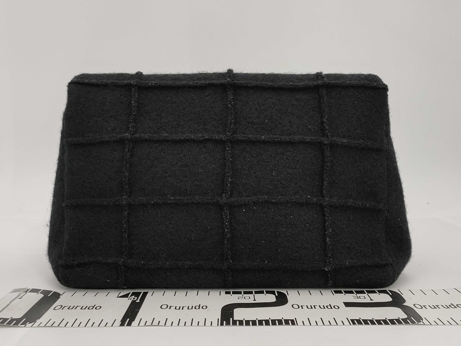 CHANEL Chocobar 2.55 Chain Shoulder Bag in Black Felt A37590 5838545 Shoulder Bag