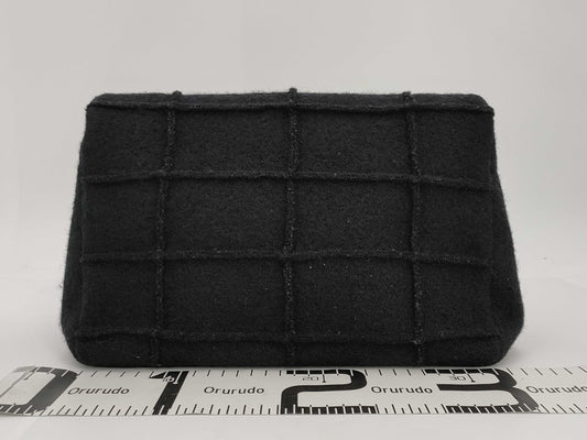 CHANEL Chocobar 2.55 Chain Shoulder Bag in Black Felt A37590 5838545 Shoulder Bag