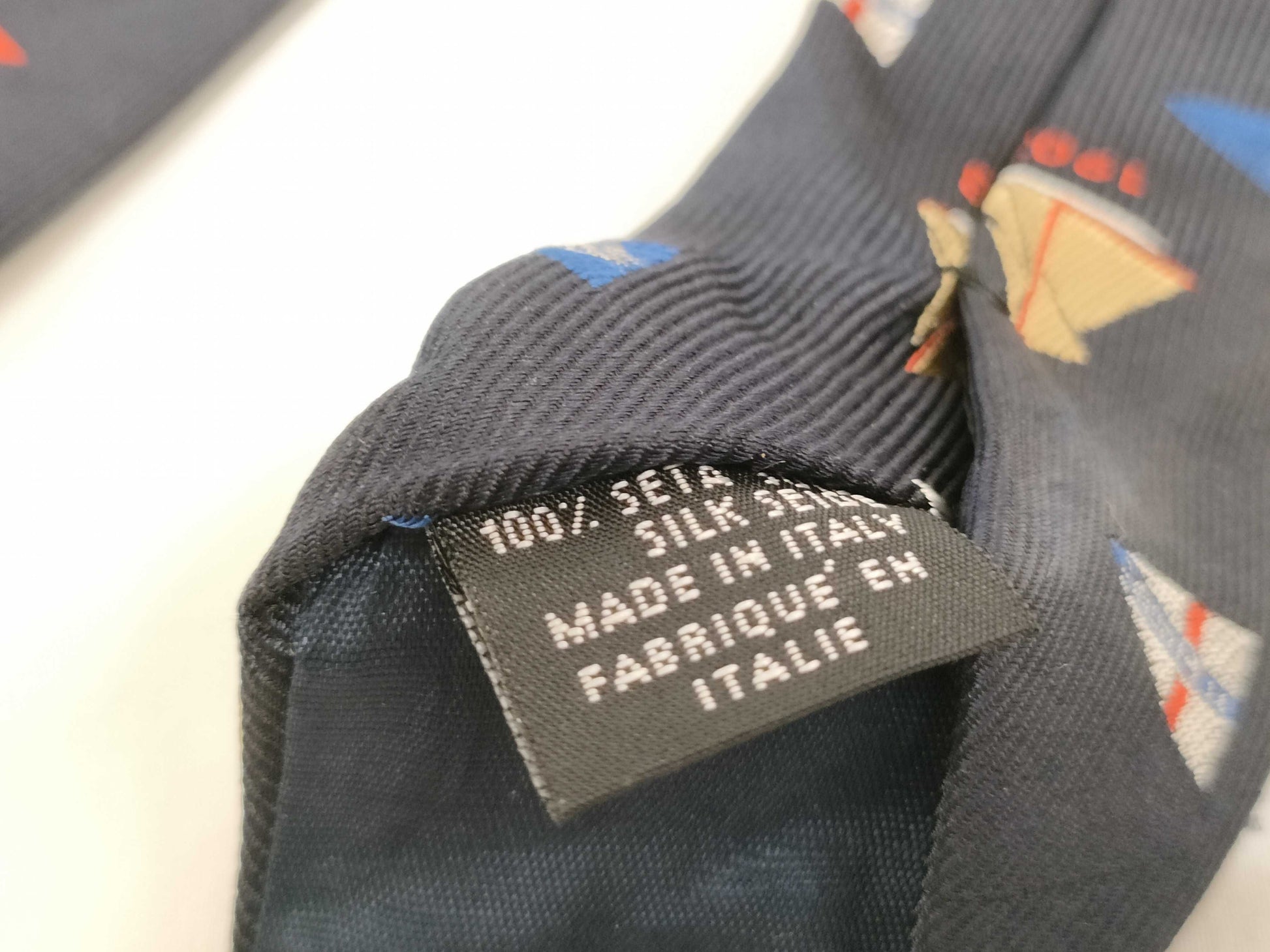 LOUIS VUITTON LV Cup Tie Silk Navy x Multi Other Accessories