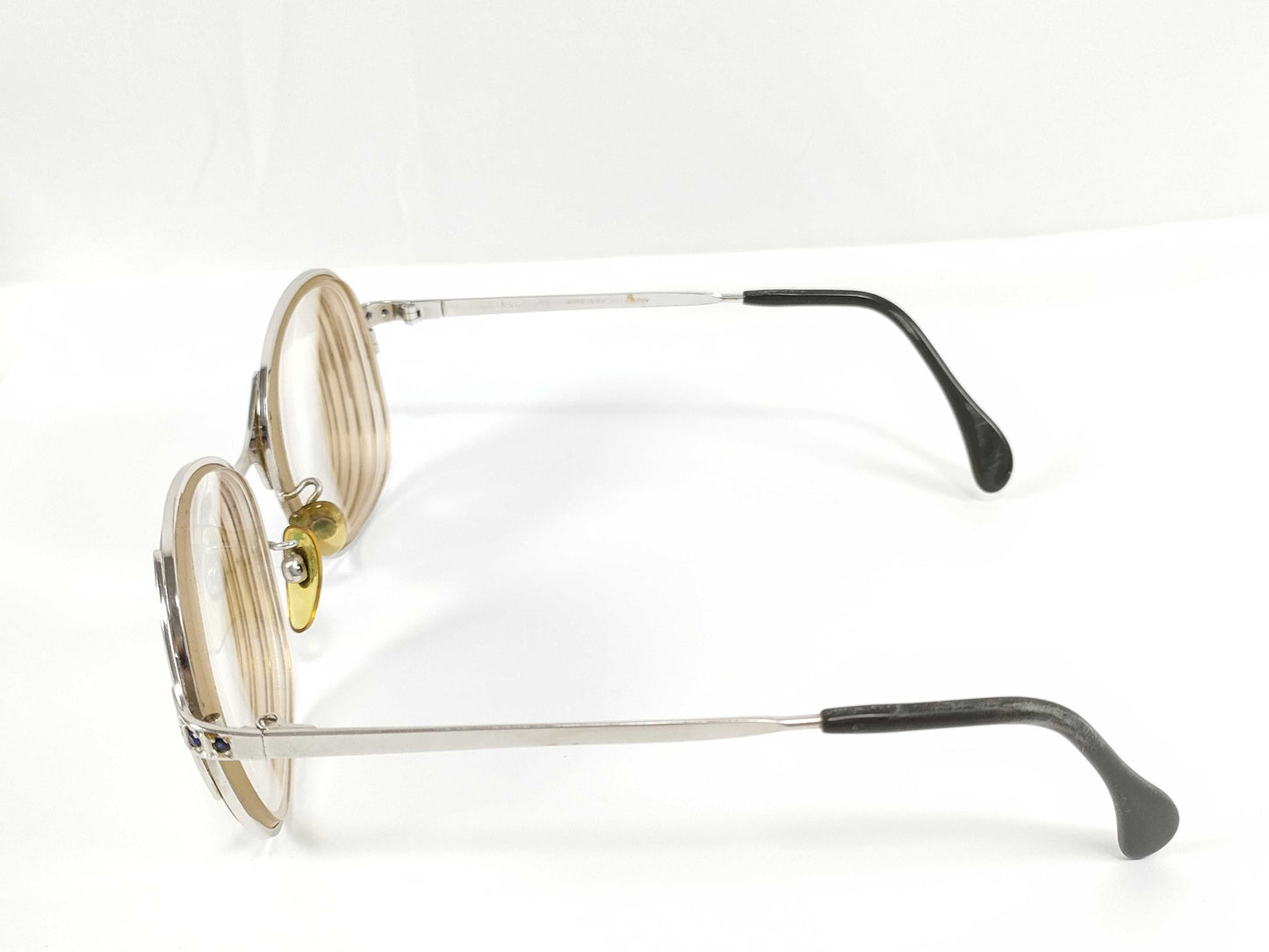 OPTURA Eyeglasses, Metal x Plastic, Silver x Black, Sunglasses