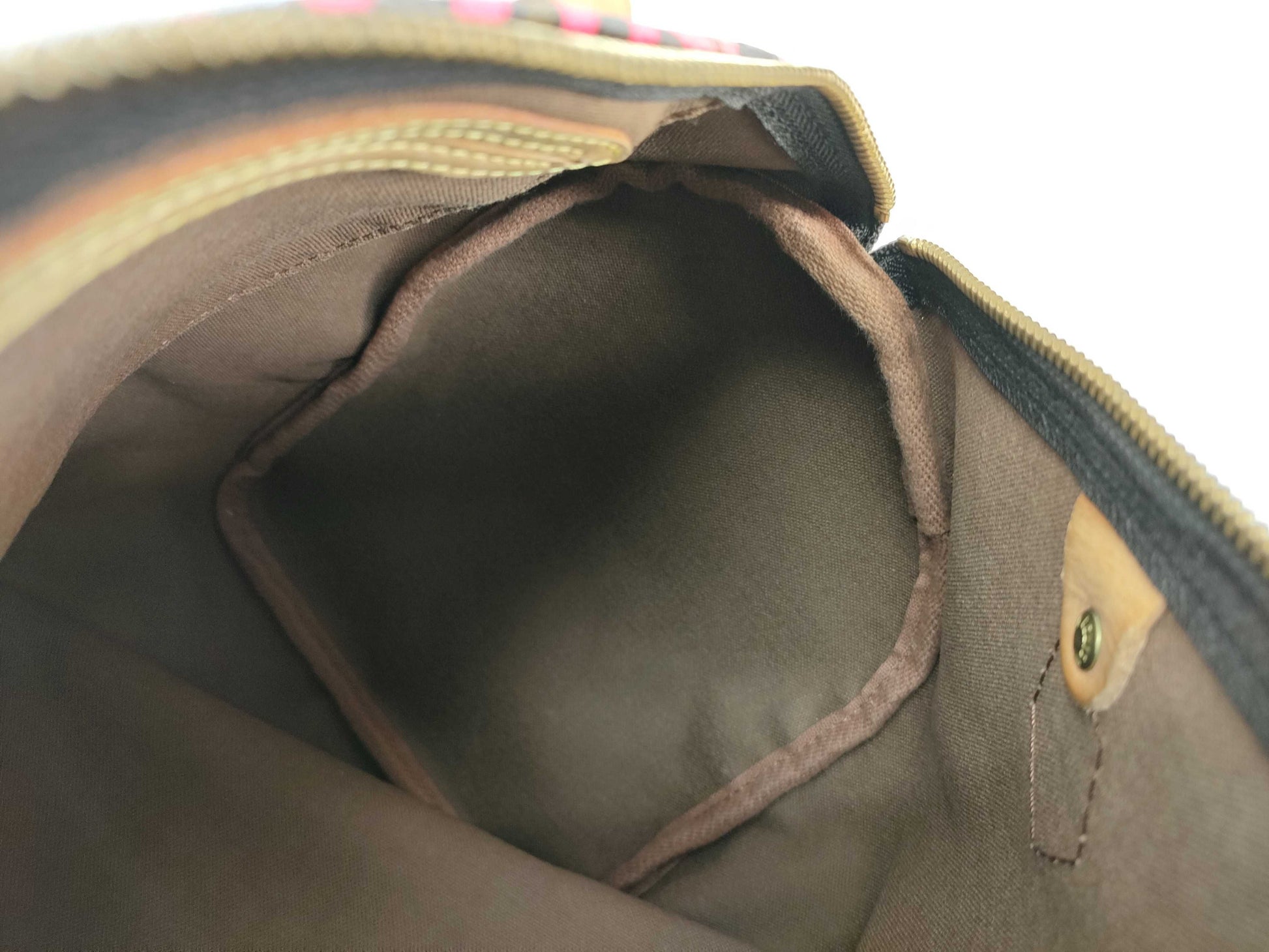 LOUIS VUITTON Graffiti Speedy 30 Boston Bag, Fuchsia and Brown, M93704 AA0039