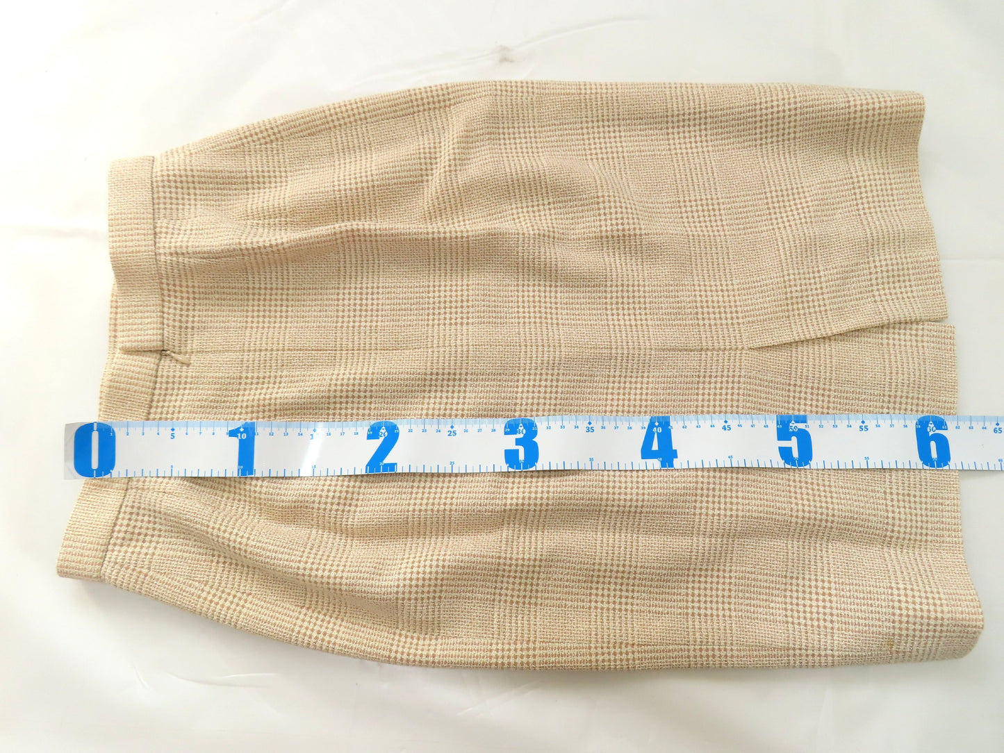 Burberrys Tweed Suit Set, Silk, Wool, and Nylon, Beige, #7, Other Apparel
