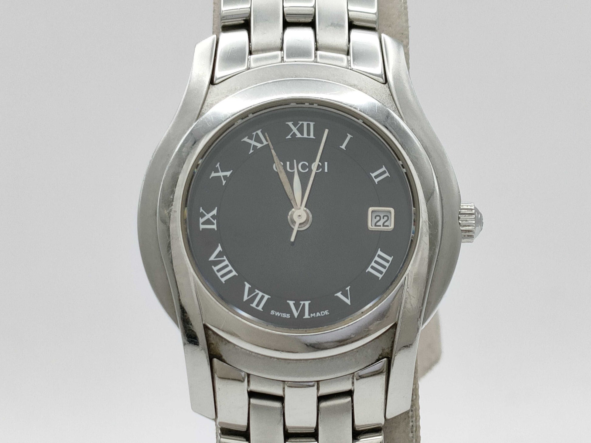 GUCCI 5500L 0202570 Black Dial Quartz Women's Watch