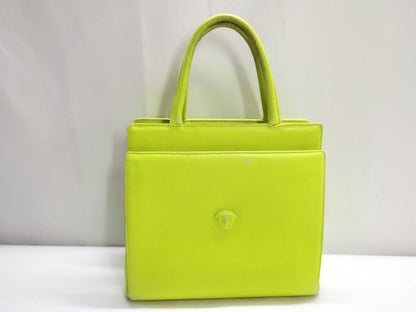 VERSACE Leather Medusa Logo Handbag