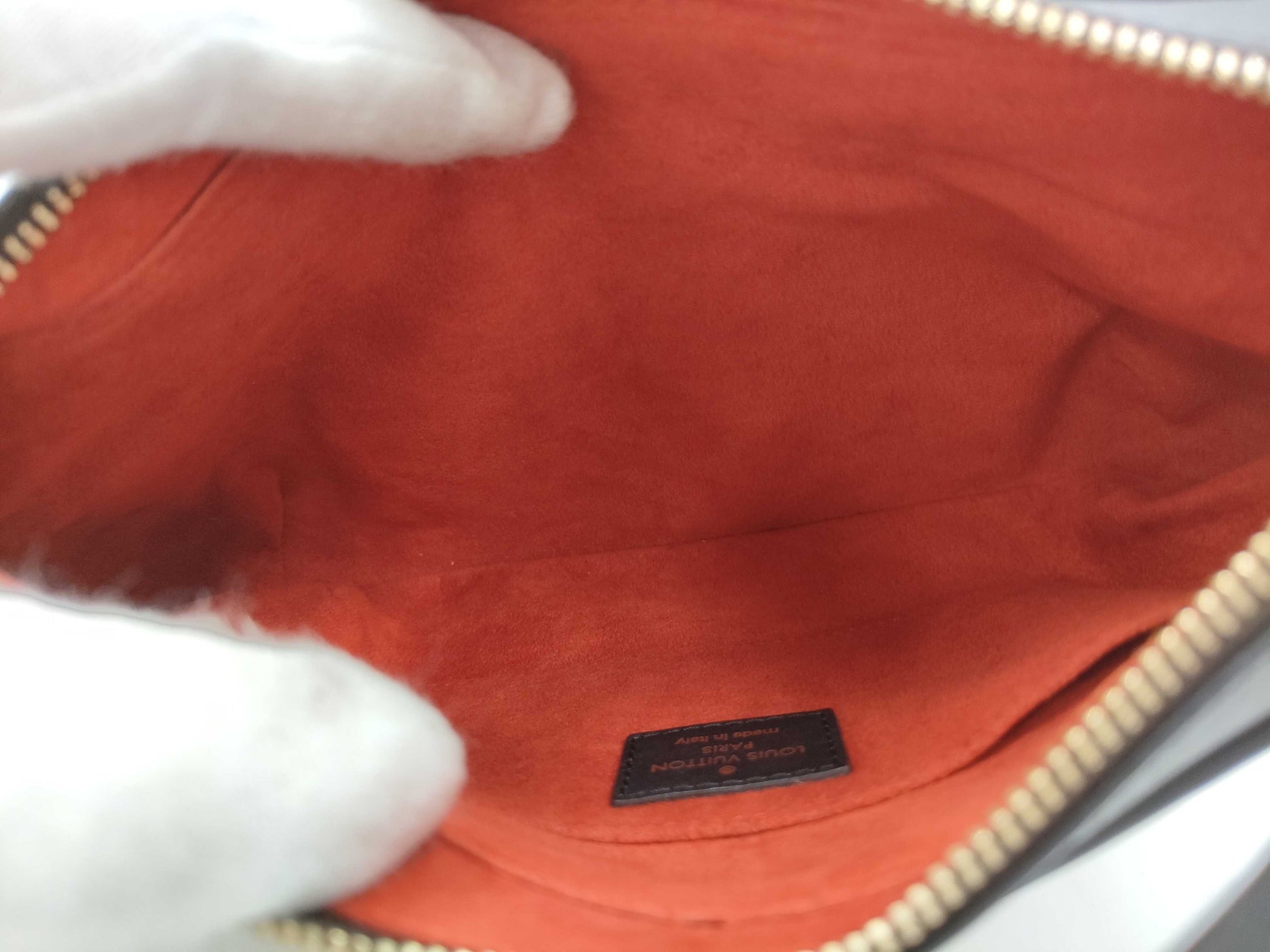 LOUIS VUITTON Damier Sauvage Tiger M92132 CE1020 Pouch