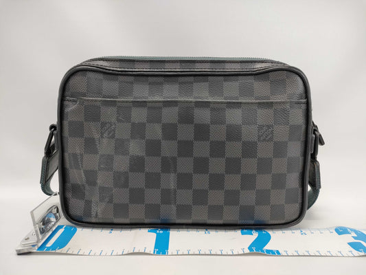 LOUIS VUITTON Alpha Messenger Damier Graphite Shoulder Bag N40188 CA4129