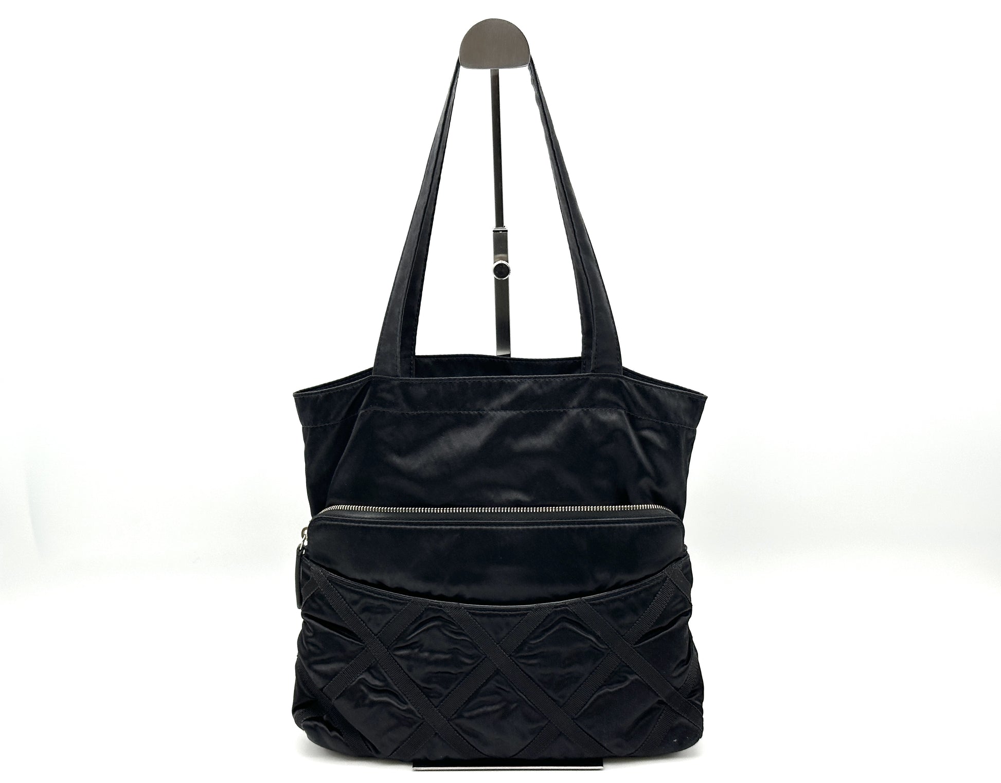 CHANEL Nylon Chain Black 31 Series Sticker with Card Included W26.5cm Shoulder Bag