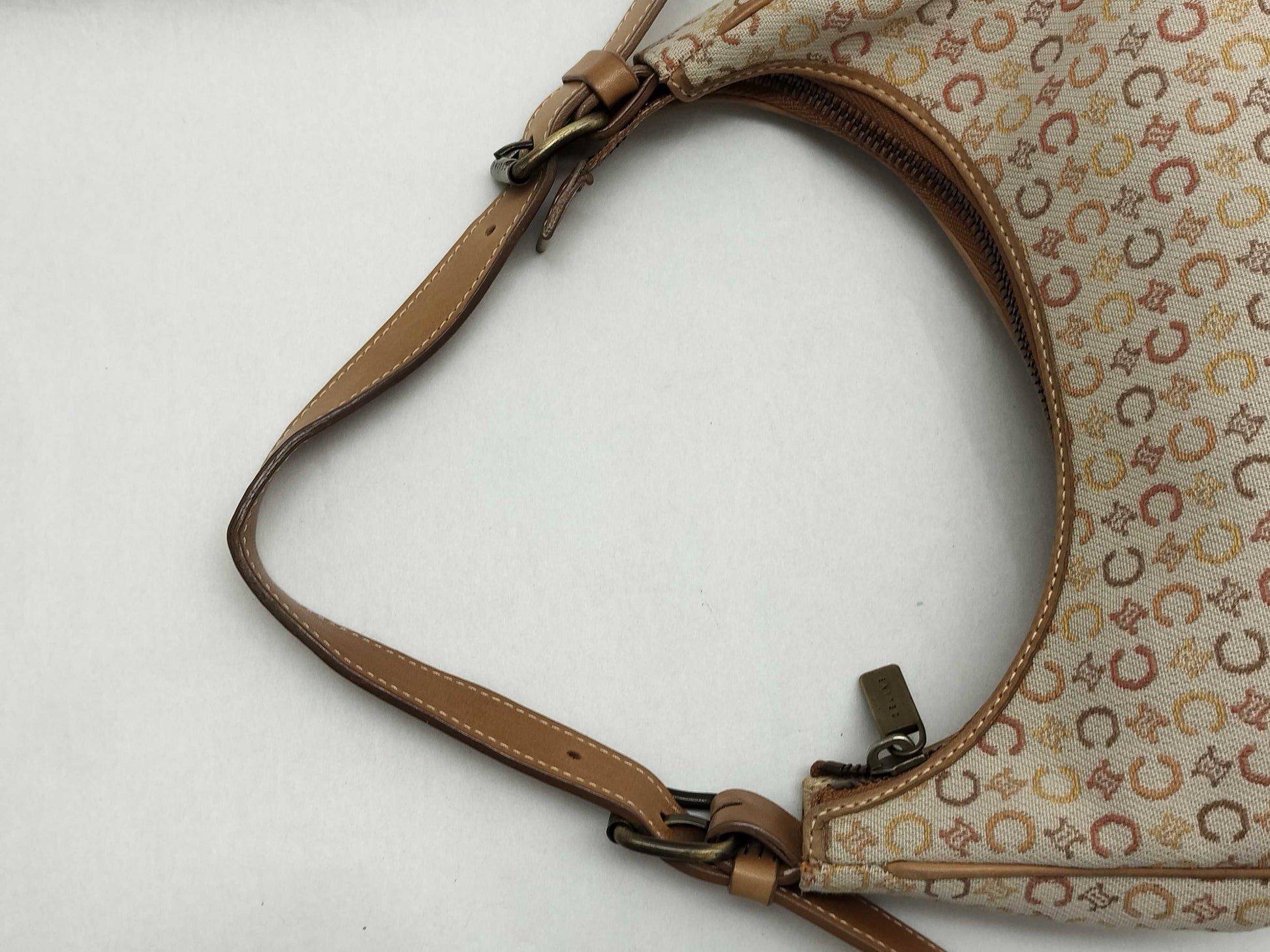 CELINE C Macadam One-Shoulder Shoulder Bag
