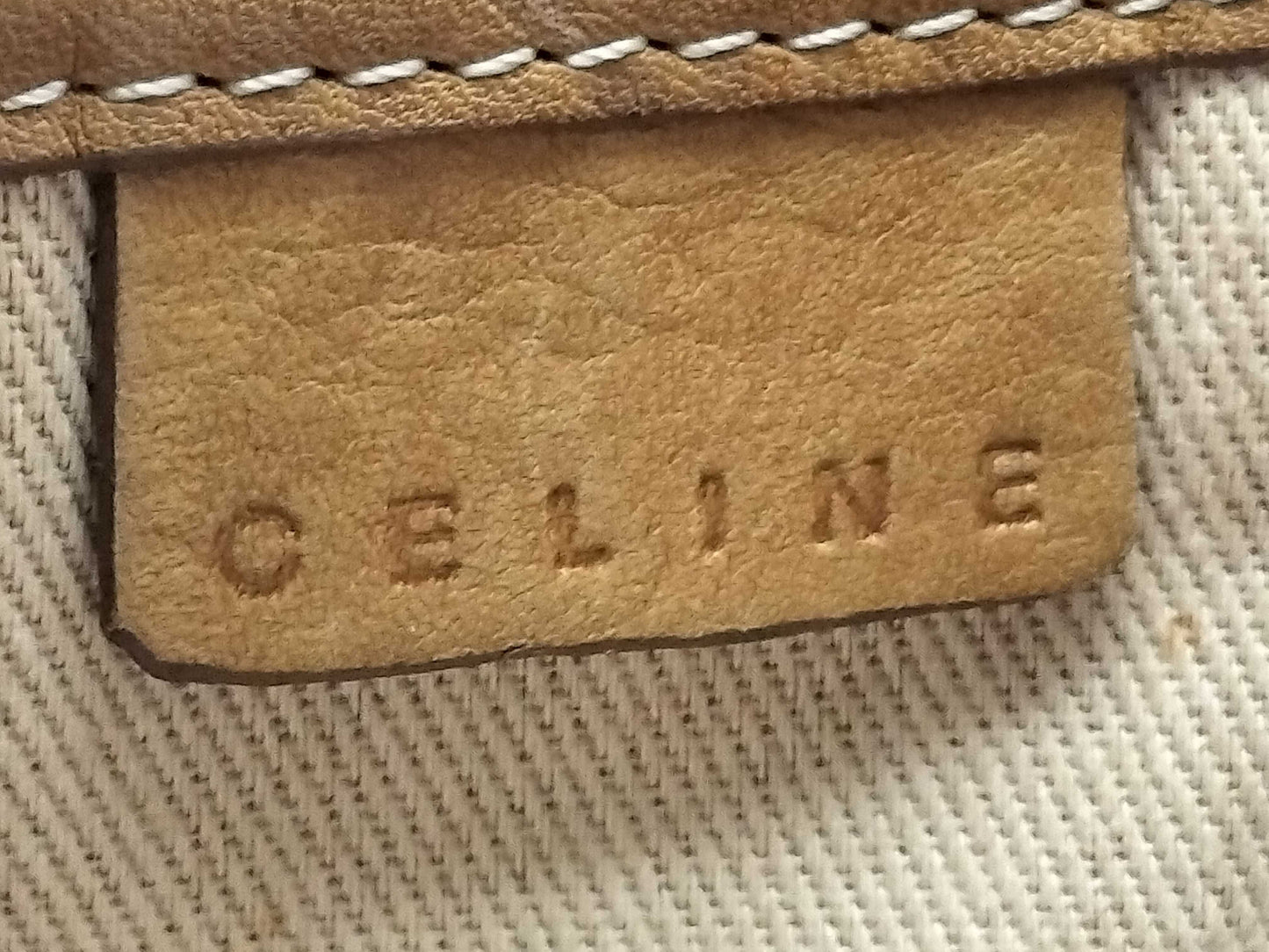 CELINE C Macadam One-Shoulder Shoulder Bag