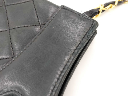 CHANEL Matelasse Lambskin Handbag in Black, #1 Handbag