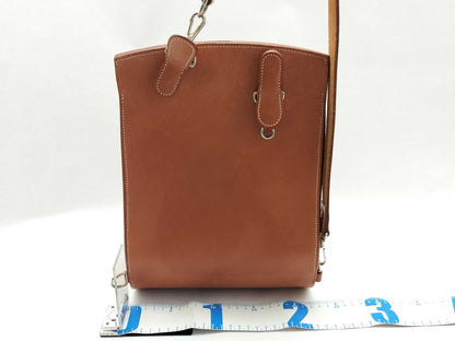 HERMES Scelba PM Brown E Shoulder Bag