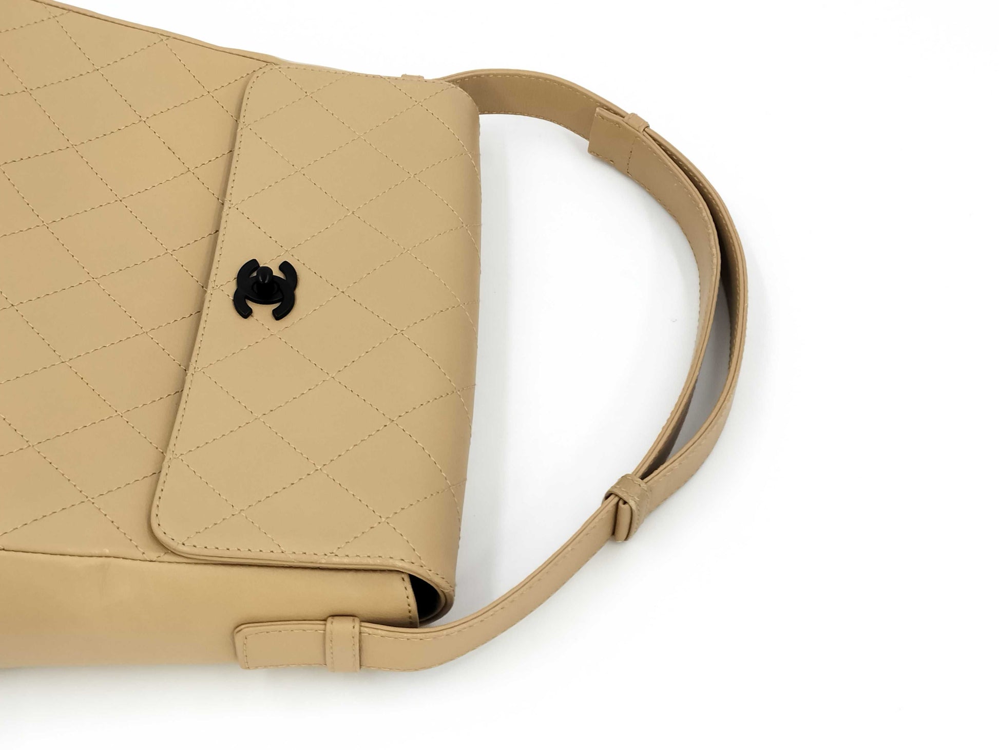 CHANEL Beige One-Shoulder Bag, No. 5
