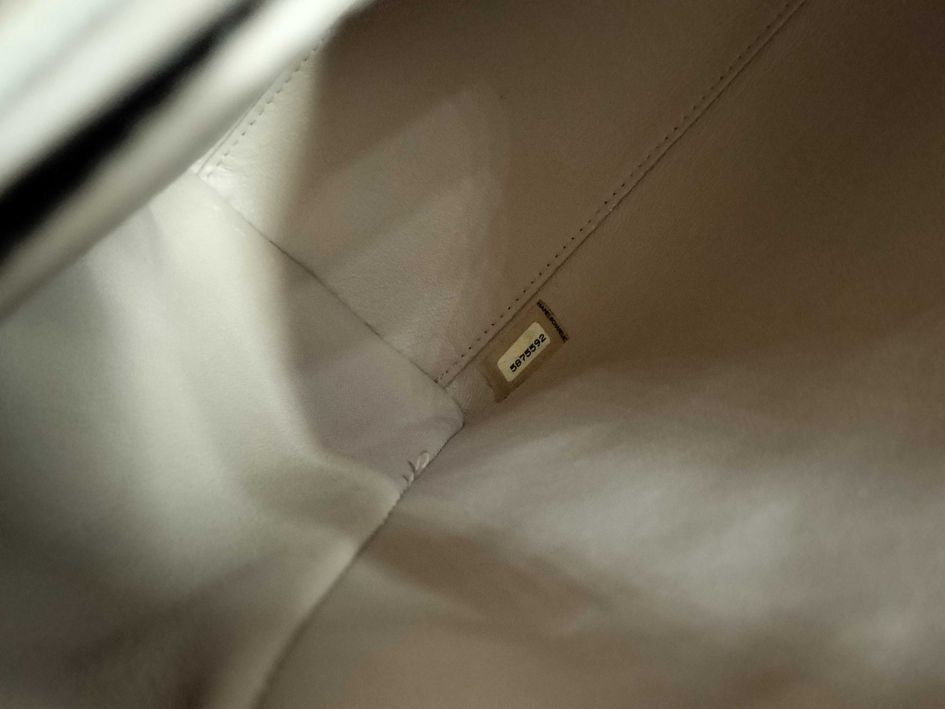 CHANEL Beige One-Shoulder Bag, No. 5