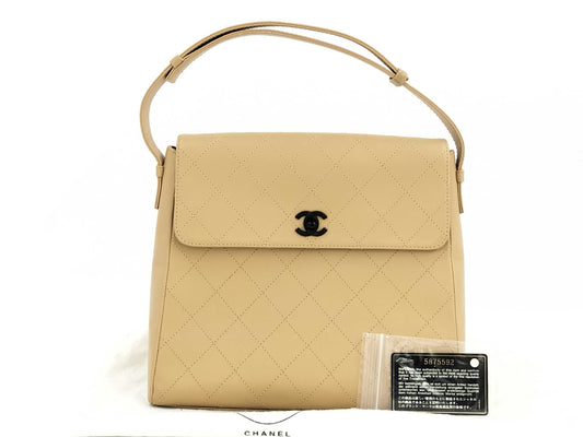 CHANEL Beige One-Shoulder Bag, No. 5