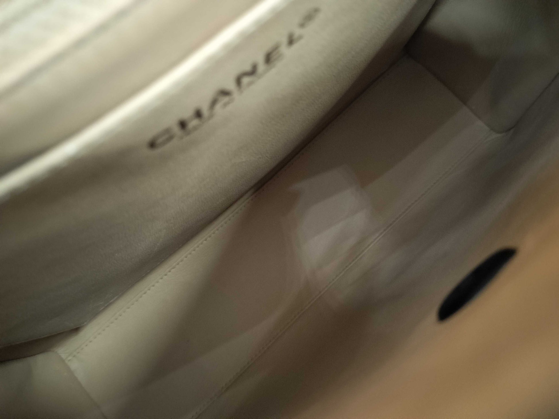 CHANEL Beige One-Shoulder Bag, No. 5