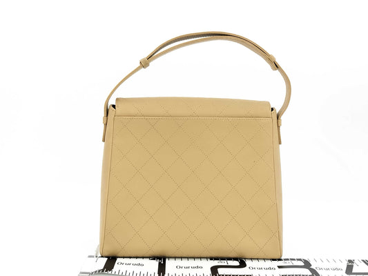 CHANEL Beige One-Shoulder Bag, No. 5