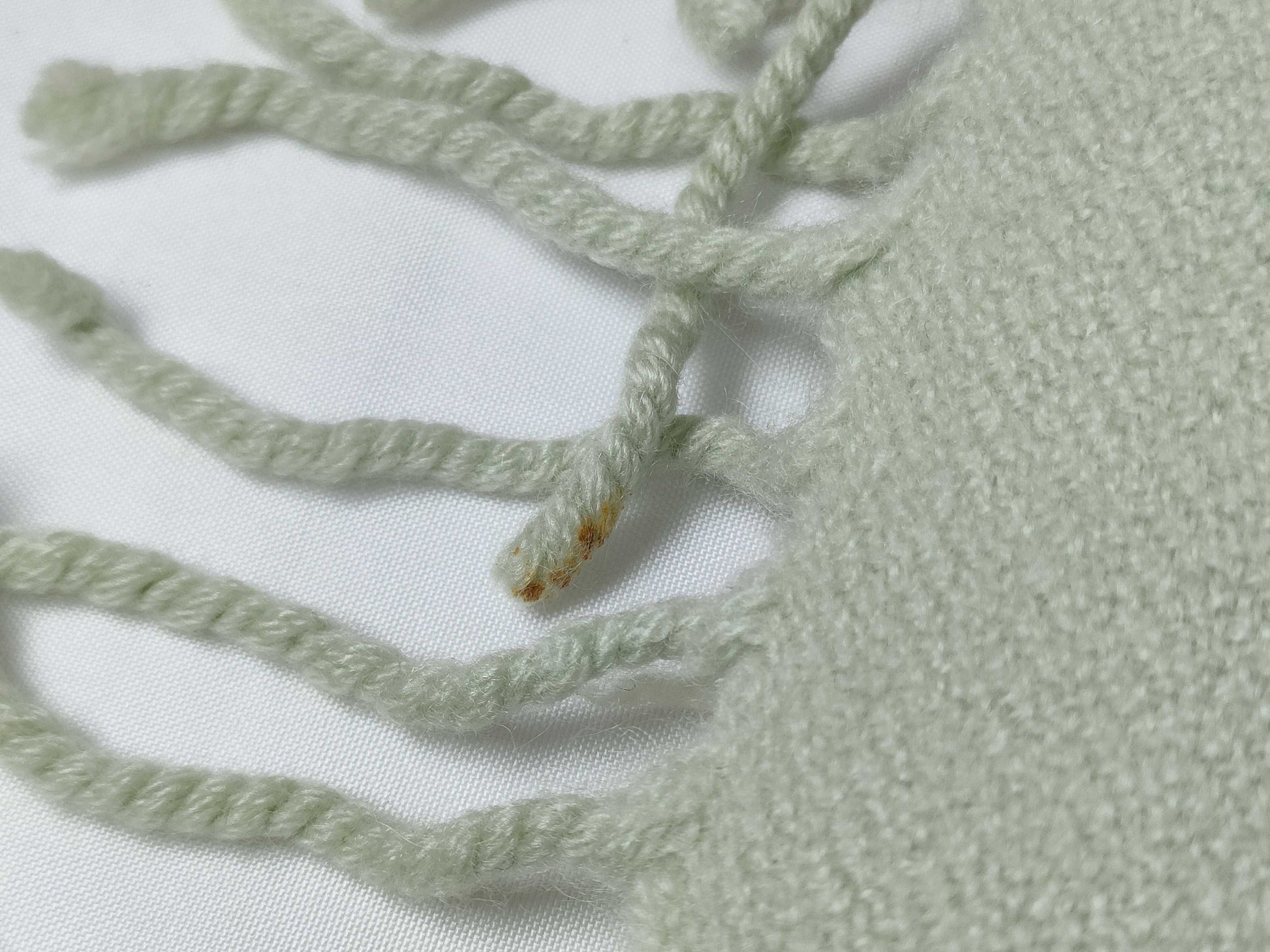 HERMES Hermes Stole Light Green Other Accessories