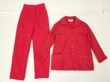 CHANEL 94P Set Size 38 Jacket and Pants Tweed Other Apparel