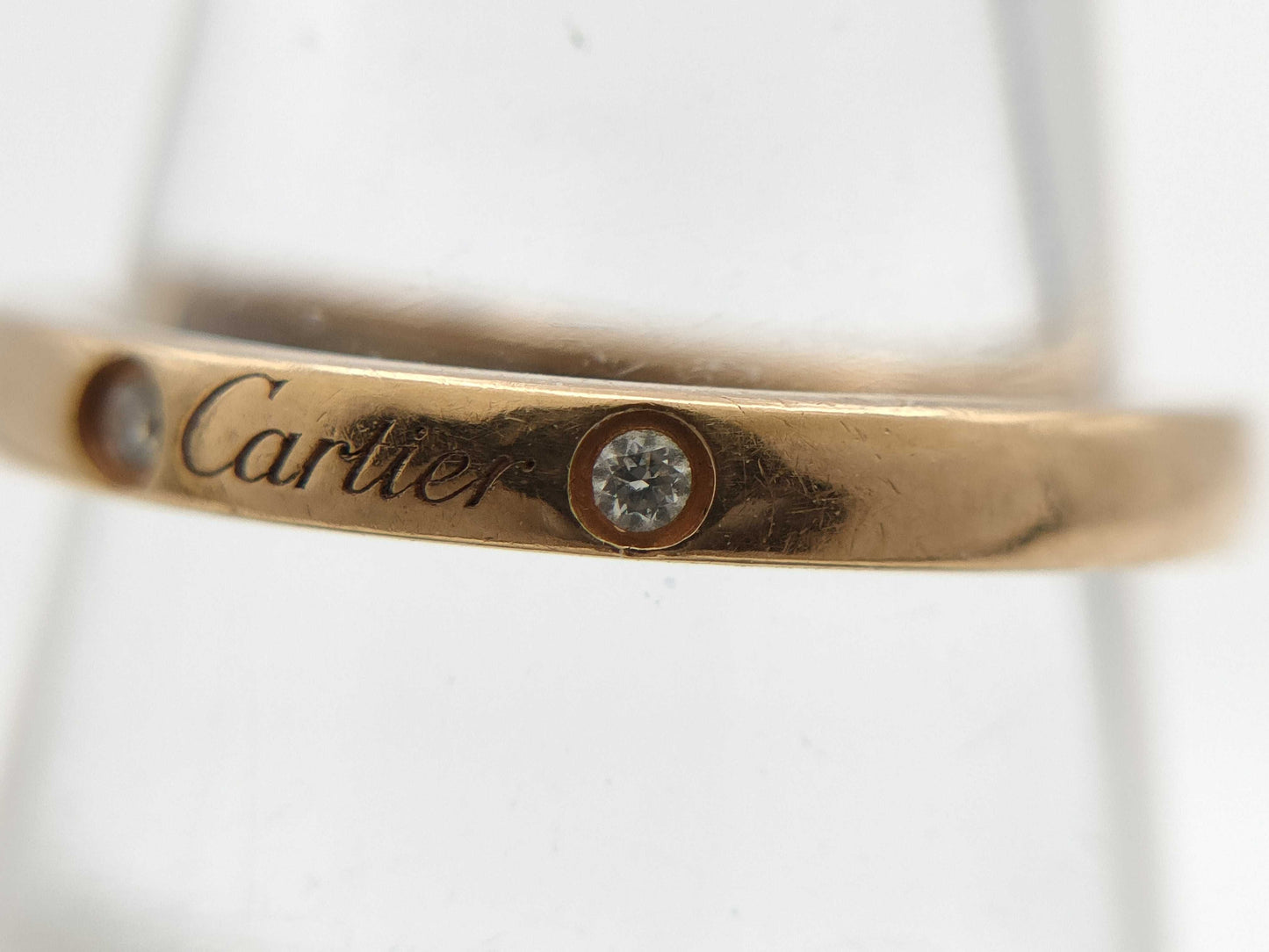 Cartier Ballerina Curve 3PD Au750 2.1g Ring 