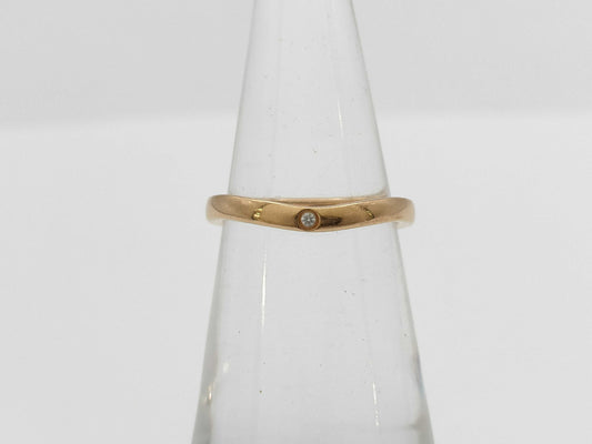 Cartier Ballerina Curve 3PD Au750 2.1g Ring 