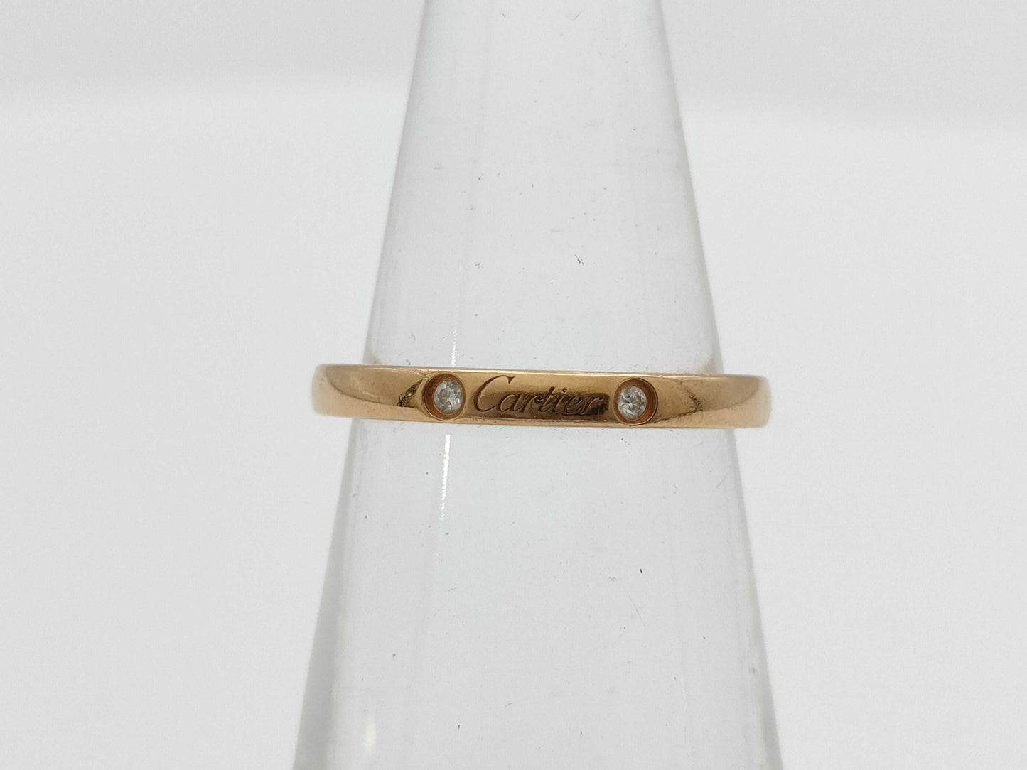 Cartier Ballerina Curve 3PD Au750 2.1g Ring 