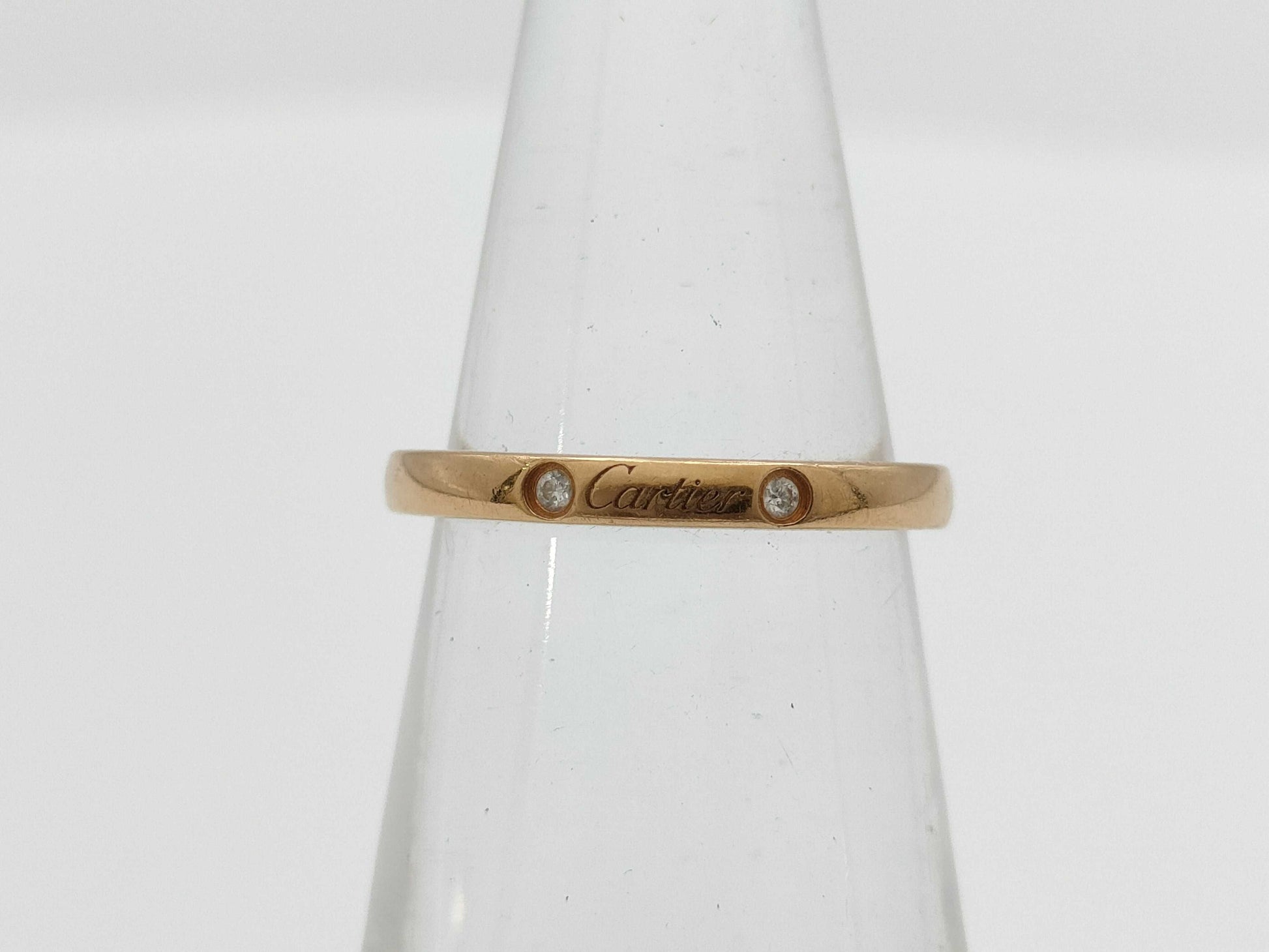 Cartier Ballerina Curve 3PD Au750 2.1g Ring 