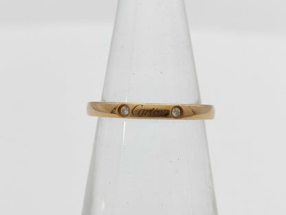 Cartier Ballerina Curve 3PD Au750 2.1g Ring 