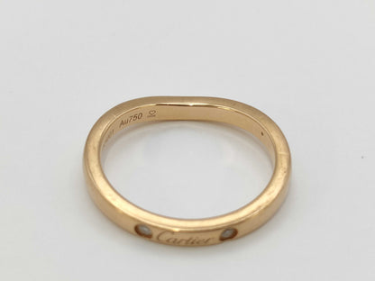 Cartier Ballerina Curve 3PD Au750 2.1g Ring 