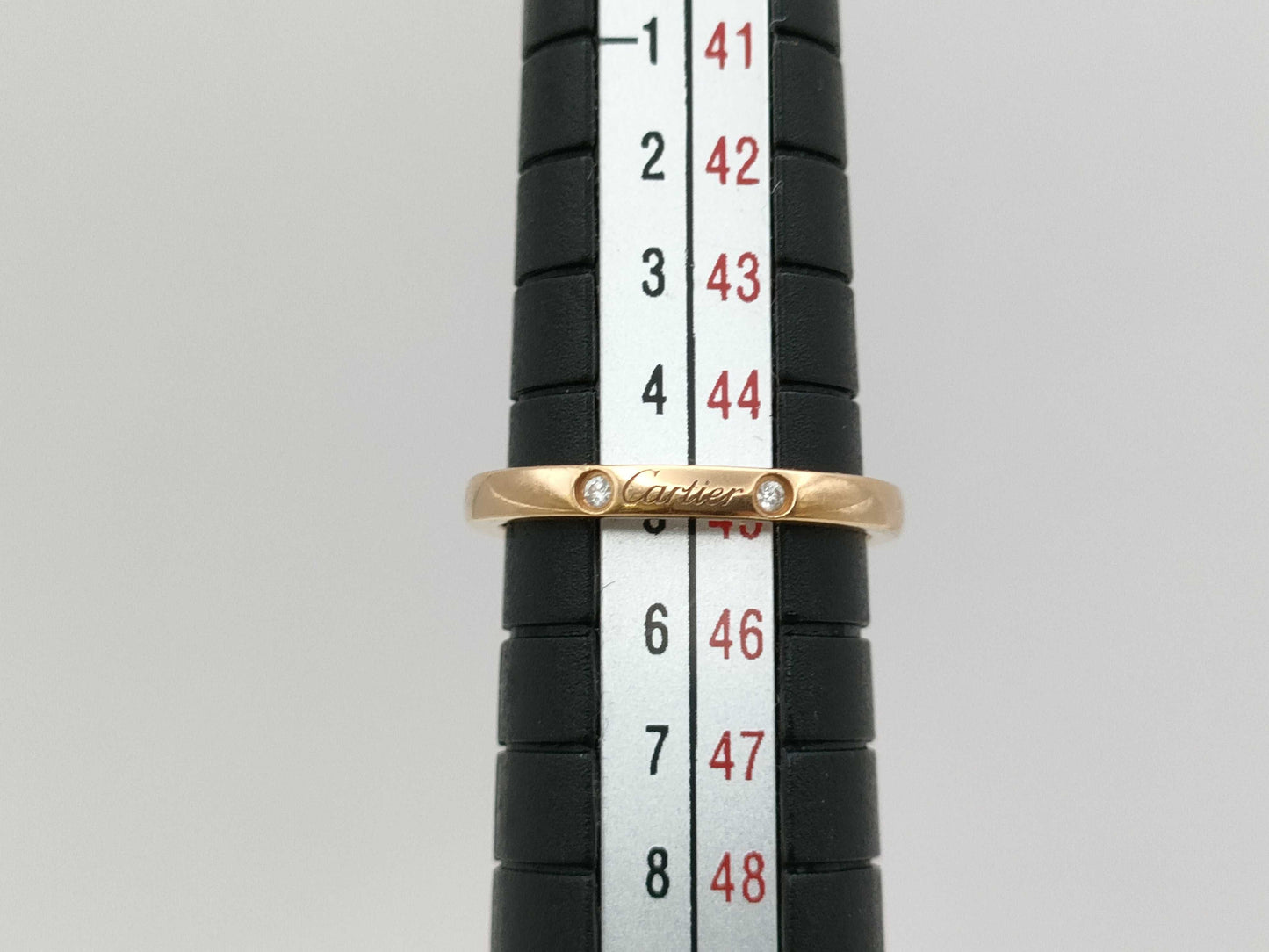 Cartier Ballerina Curve 3PD Au750 2.1g Ring 