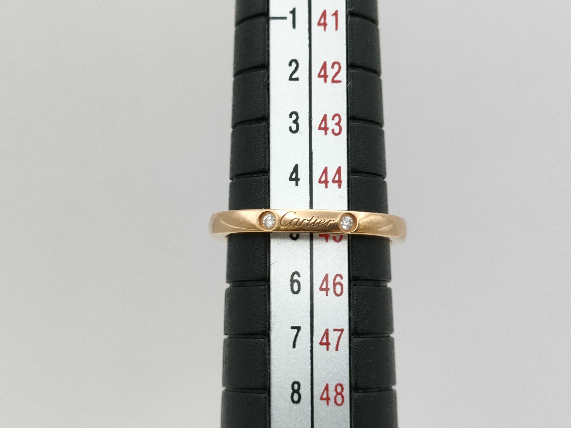 Cartier Ballerina Curve 3PD Au750 2.1g Ring 
