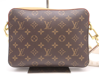 LOUIS VUITTON M45965 LV Squared Trio Messenger Bag, RFID Verified, No Serial Tag, Includes 2 Pouches, Shoulder Strap, and Dust Bag