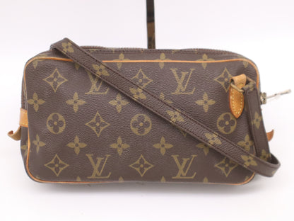 LOUIS VUITTON M51828 Monogram Pochette Marly Bandouliere Shoulder Bag