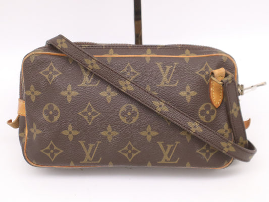 LOUIS VUITTON M51828 Monogram Pochette Marly Bandouliere Shoulder Bag