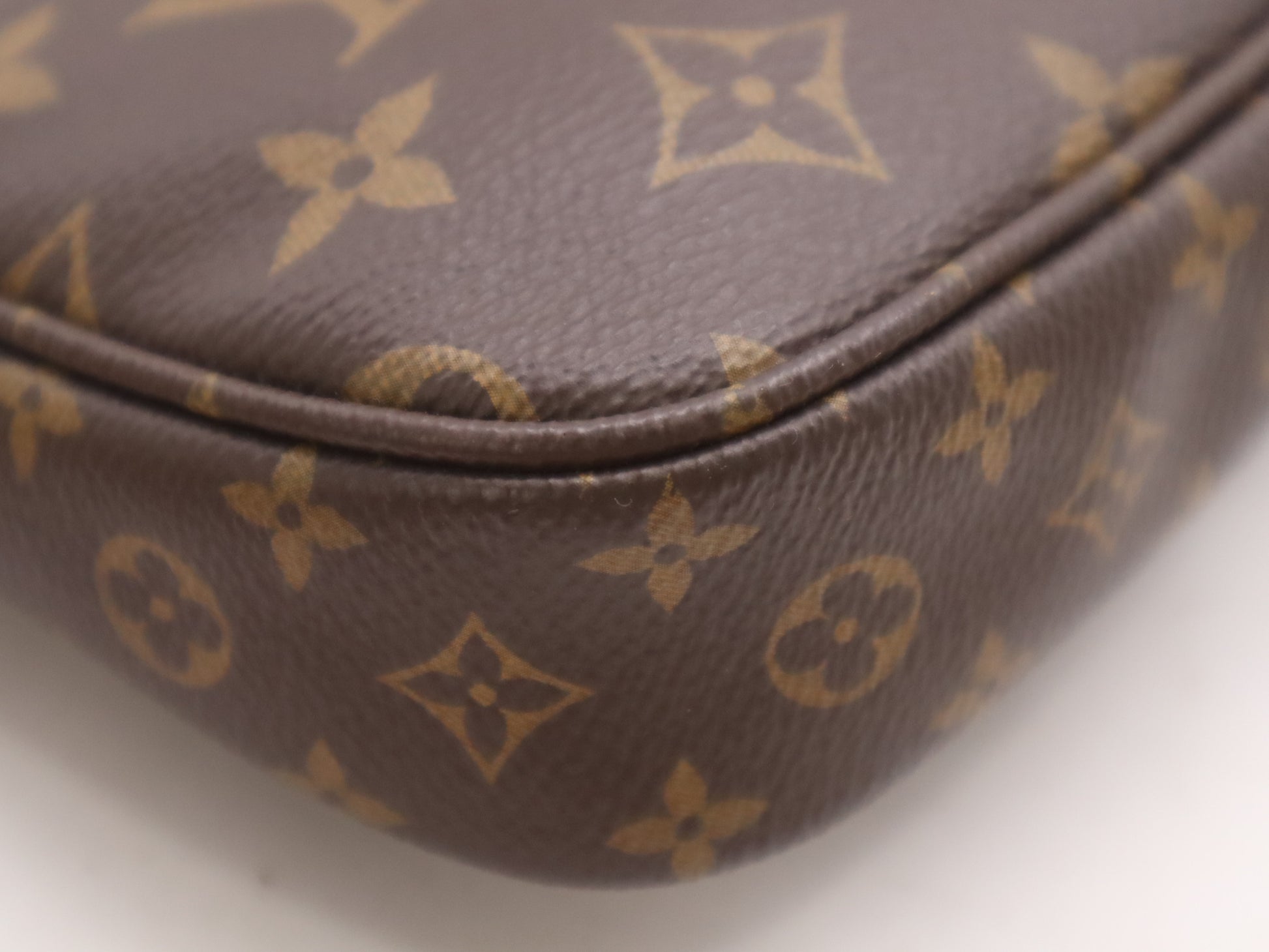 LOUIS VUITTON M44840 Multi Pochette Accessoires Rose Clair RFID Verified No Serial Tag Shoulder Bag with 2 Pouches and Shoulder Strap