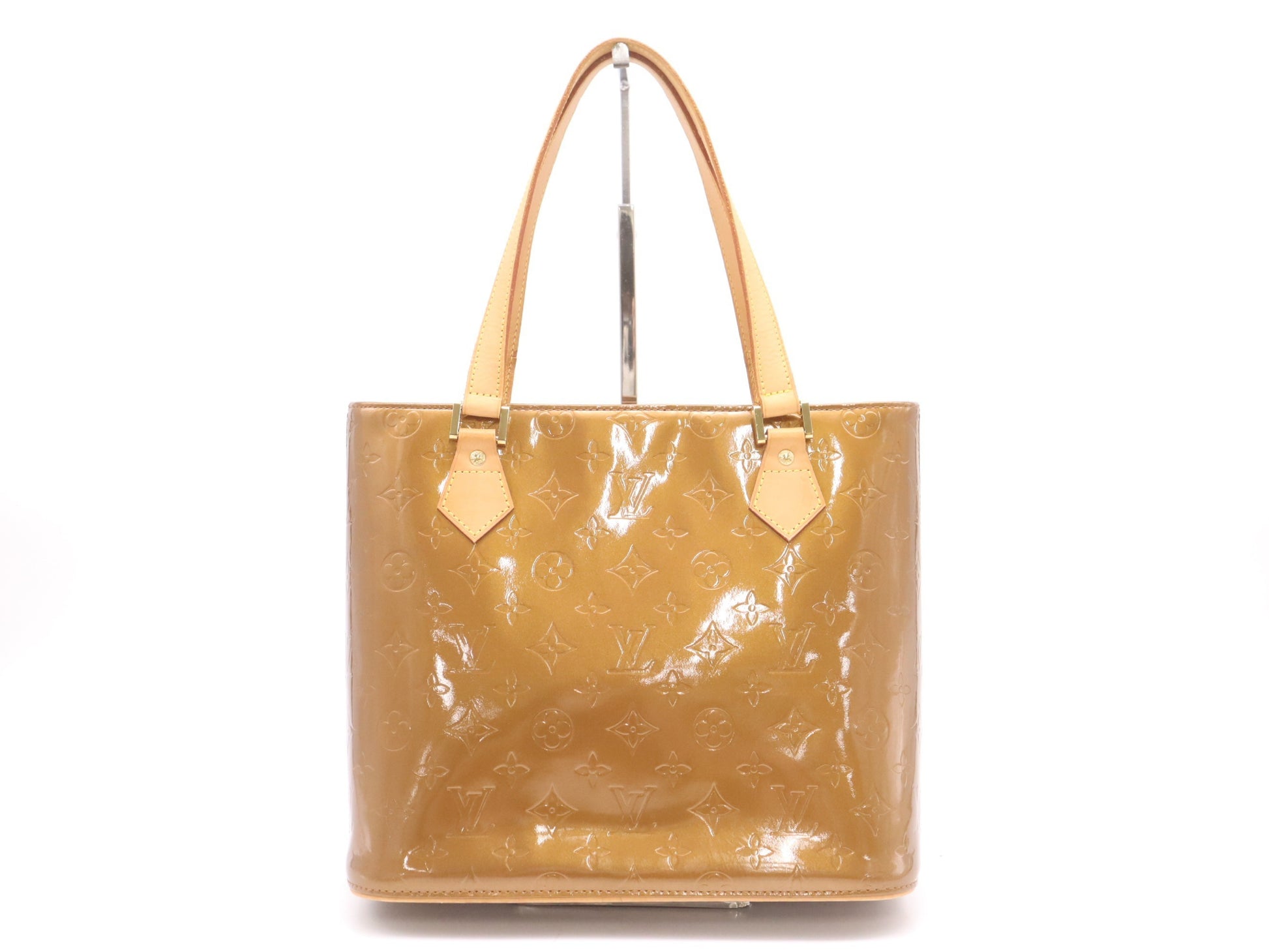 LOUIS VUITTON M91122 Vernis Houston Bronze Tote Bag