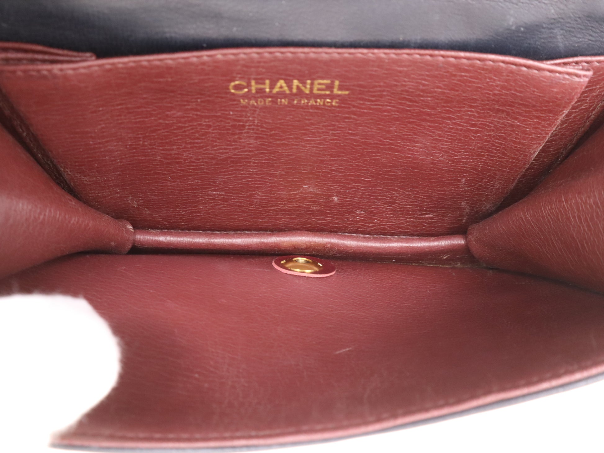 CHANEL Lambskin Mini Matelasse 19 Full Flap S Chain Gold Hardware Black Shoulder Bag