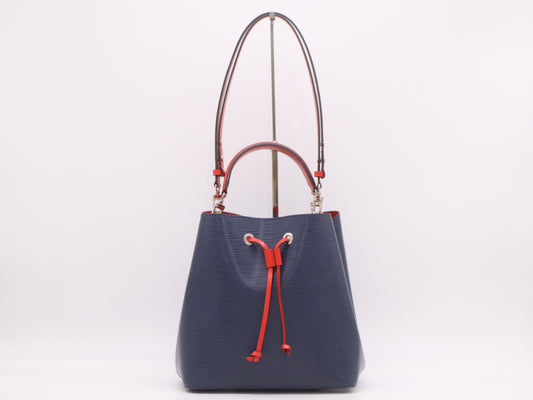 LOUIS VUITTON M54367 Epi NeoNoe Indigo Blue Shoulder Bag with Shoulder Strap
