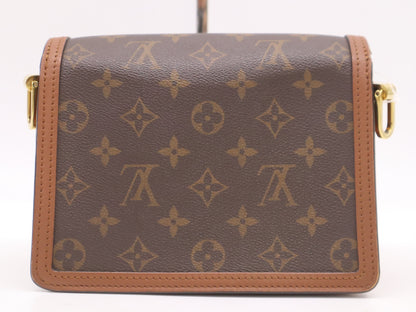 LOUIS VUITTON M44580 Reverse Dauphine Mini RFID-enabled shoulder bag with shoulder strap, box, and dust bag