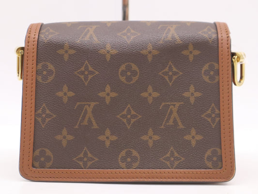 LOUIS VUITTON M44580 Reverse Dauphine Mini RFID-enabled shoulder bag with shoulder strap, box, and dust bag