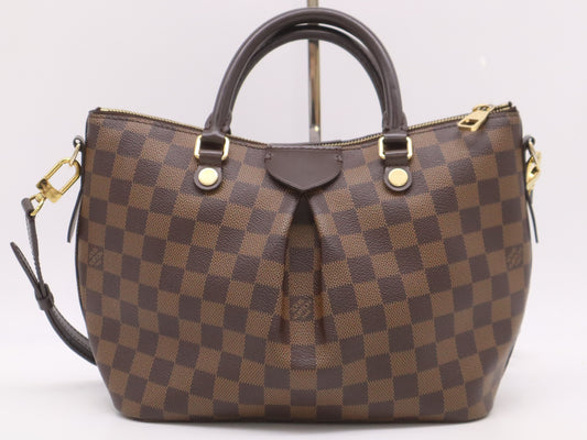 LOUIS VUITTON N41545 Damier Sienna PM Shoulder Bag with Shoulder Strap and Dust Bag