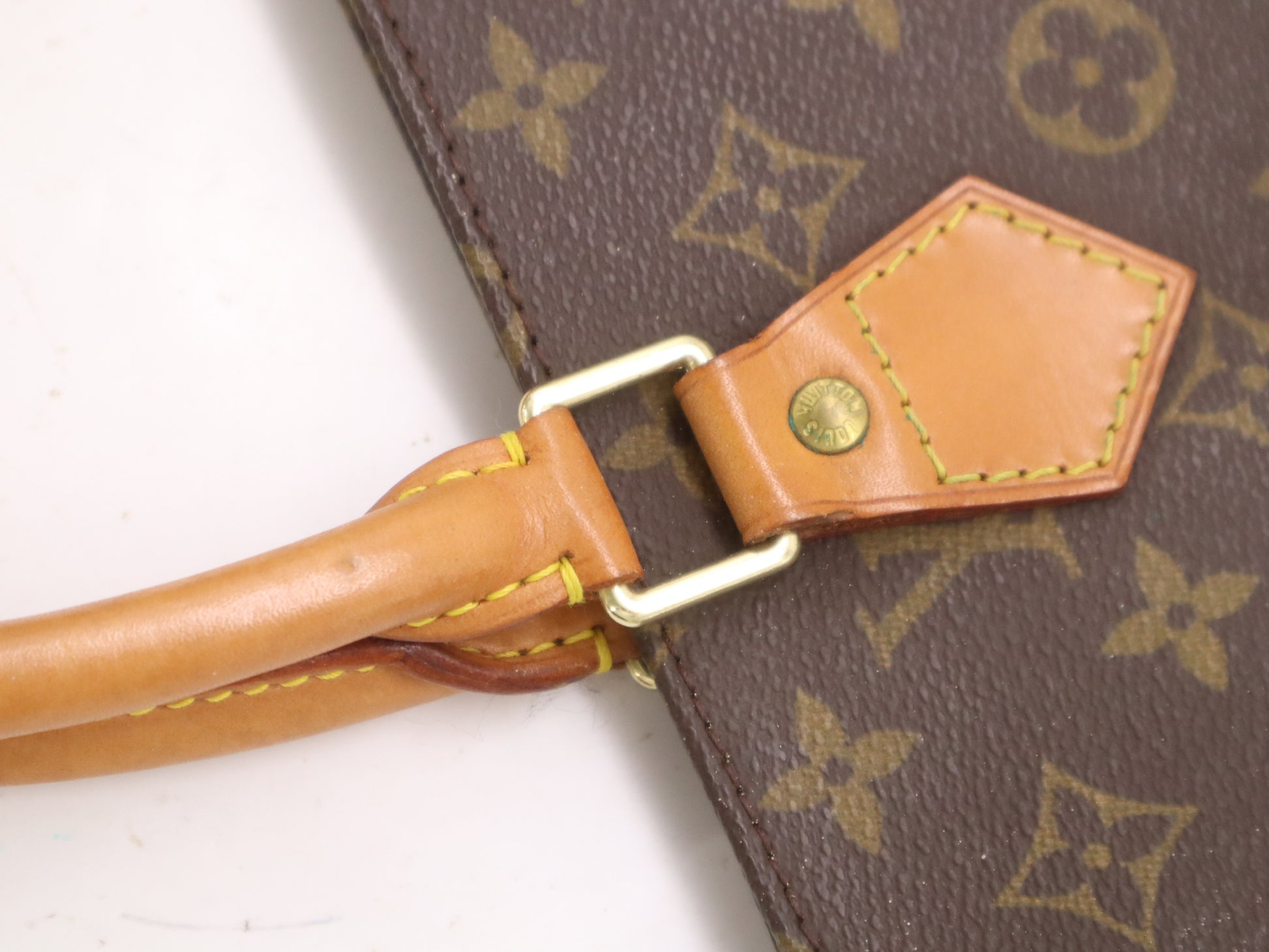 LOUIS VUITTON M51140 Monogram Sac Plat Handbag 