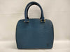 LOUIS VUITTON Pont Neuf Blue Handbag with Gold Hardware and Epi Leather, M52055