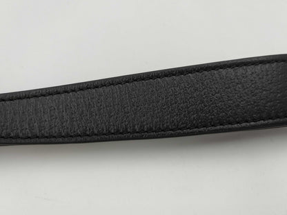 GUCCI Horsebit Clutch Bag, Black with Gold Hardware and Leather Strap, 700524 525040