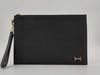 GUCCI Horsebit Clutch Bag, Black with Gold Hardware and Leather Strap, 700524 525040