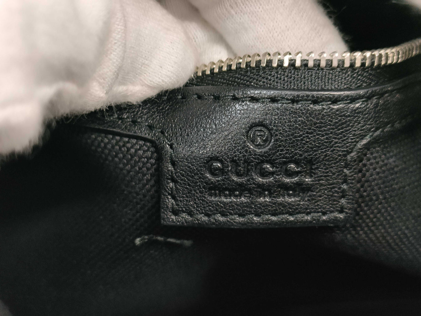 GUCCI Blondie Small 2-way bag, black leather with silver hardware, 751518 493075 shoulder bag