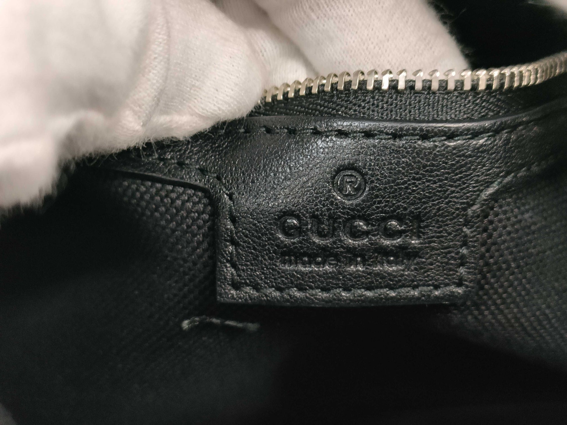 GUCCI Blondie Small 2-way bag, black leather with silver hardware, 751518 493075 shoulder bag