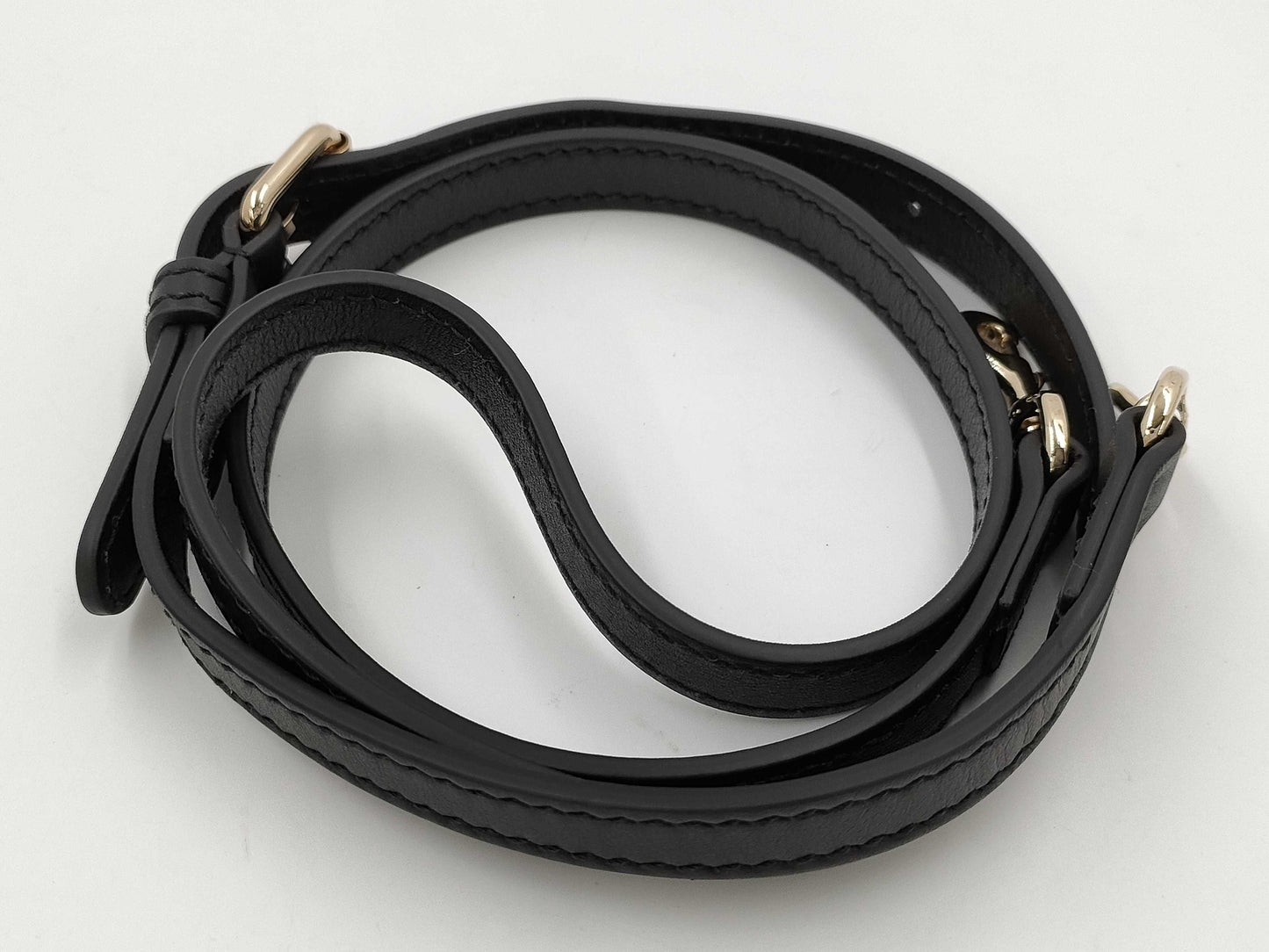 GUCCI Microsima Leather Black Shoulder Bag 607723