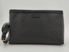 GUCCI Microsima Leather Black Shoulder Bag 607723