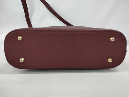 BURBERRY Nova Check Canvas and Leather Shoulder Bag, Beige and Red